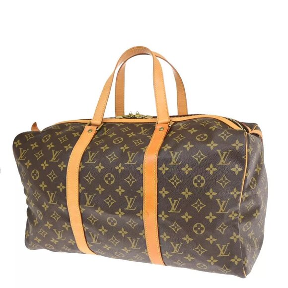 LOUIS VUITTON Sac Souple 45 Travel Hand Bag Monogram Leather BN M41624 88FA528 - Picture 1 of 14